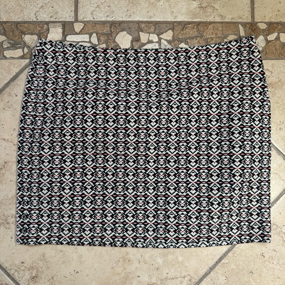 Marine Layer Geometric Mini Skirt
